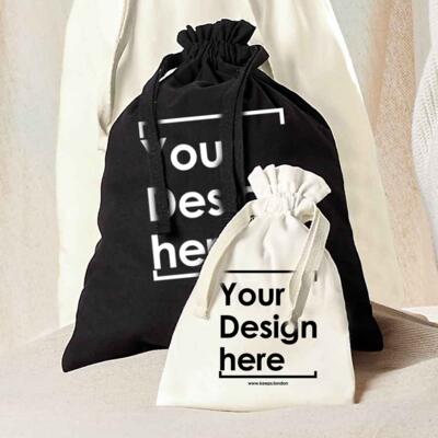 Westford Mill Organic Cotton Drawcord Bag Thumbnail