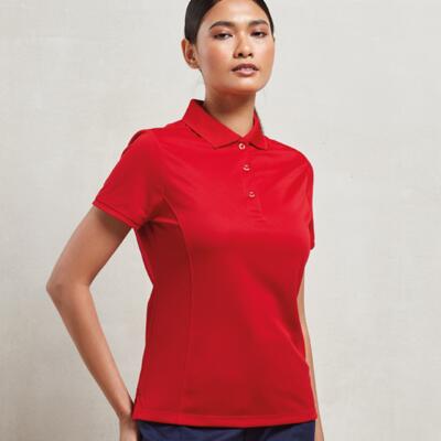 Premier Ladies Coolchecker® Piqué Polo Shirt Thumbnail