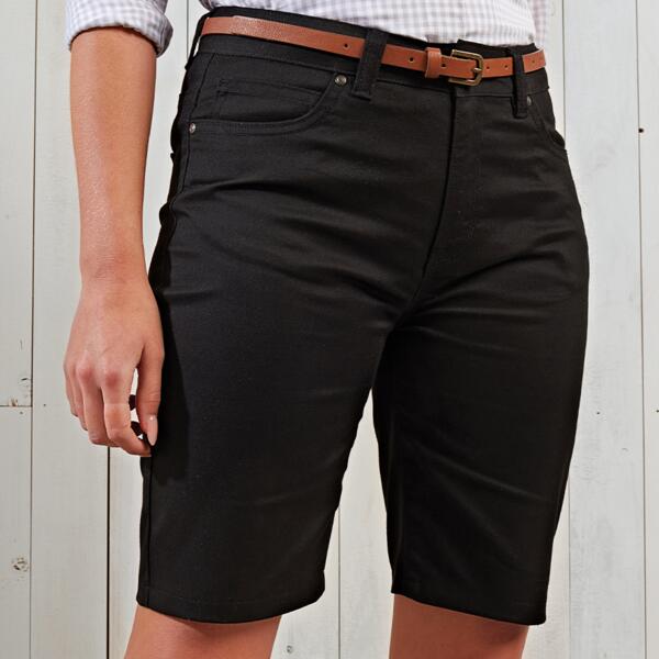 Premier Ladies Performance Chino Shorts Thumbnail