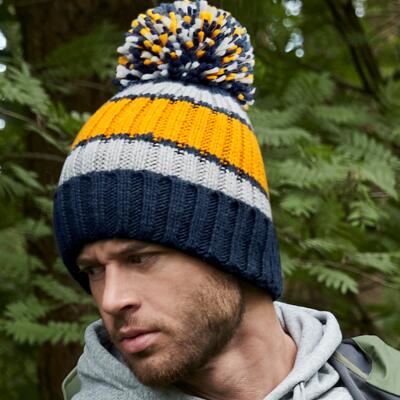 Beechfield Hygge Striped Beanie Thumbnail