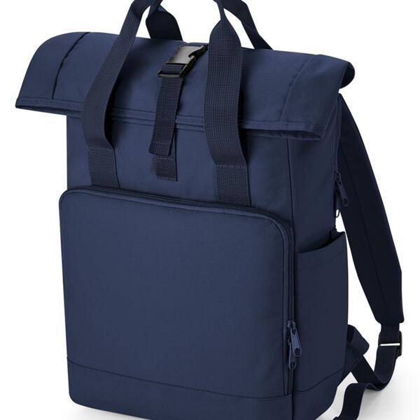 BagBase Recycled Twin Handle Roll-Top Laptop Backpack Thumbnail