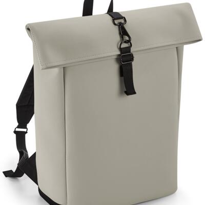 BagBase Matte PU Roll-Top Backpack Thumbnail