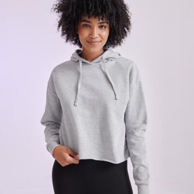 SF Ladies Cropped Slounge Hoodie Thumbnail
