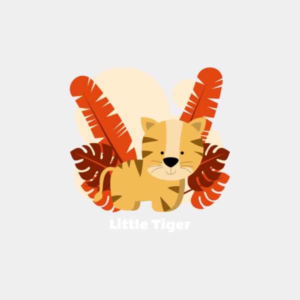 animal t shirt design creator with an adorable baby tiger illustration 409c el1 Thumbnail