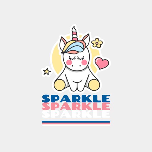 kids t shirt design maker with a cute unicorn graphic 421a el1 Thumbnail