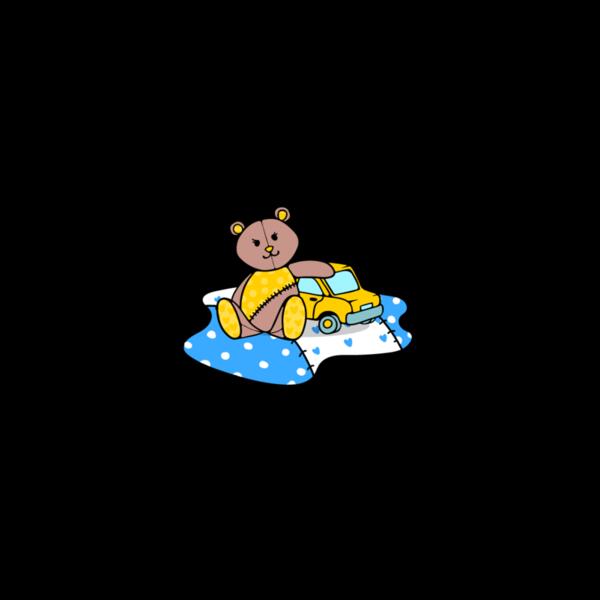 toy clipart t shirt design template for kids featuring a teddy bear 414b el1 Thumbnail