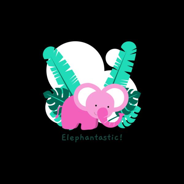 t shirt design generator featuring a sweet baby elephant 409b el1 Thumbnail
