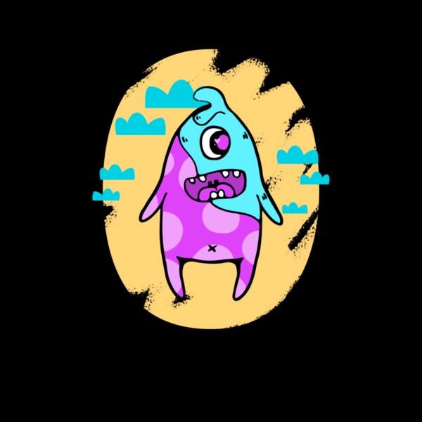 t shirt design maker featuring a friendly monster illustration 425c el1 Thumbnail