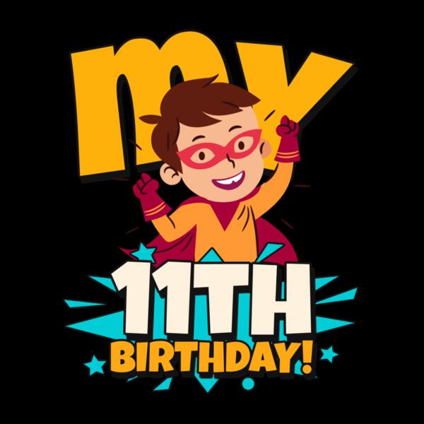 t shirt design maker for a birthday party featuring illustrated superhero kids 5643 Thumbnail