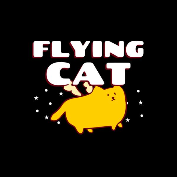 t shirt design template for kids featuring a flying cat graphic 416c el1 Thumbnail