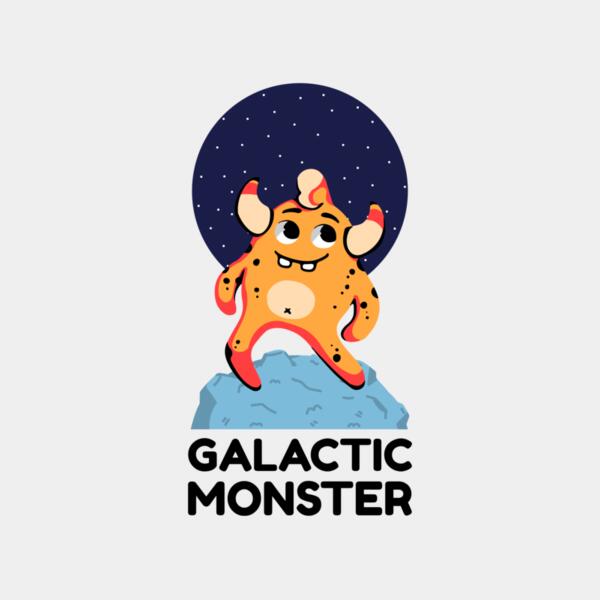t shirt design template for kids with galactic monster illustrations 410 el1 Thumbnail