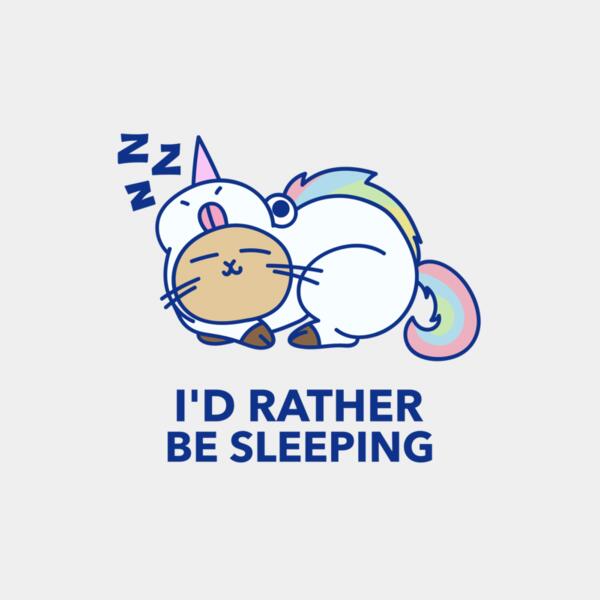 t shirt maker with the illustration of a cat dressed as a unicorn 1817a Thumbnail