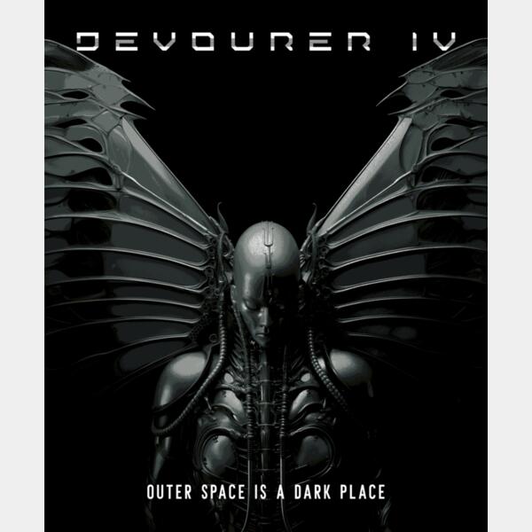 t shirt design template featuring a creature with a macabre mask inspired by a 90s alien movie 6065n  11  Thumbnail