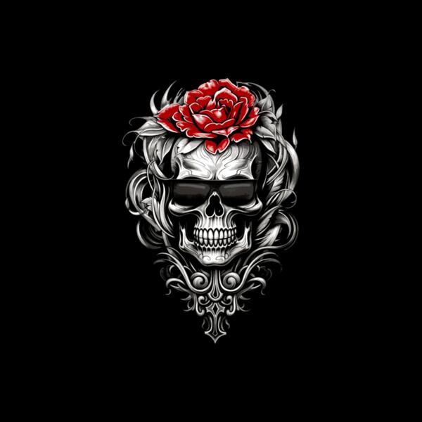 t shirt design template with a chicano style skull for dia de muertos 5925d  1  Thumbnail