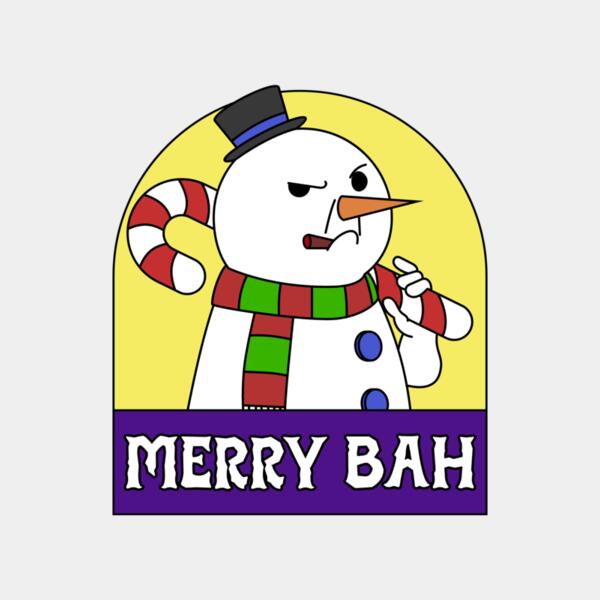 anti xmas themed t shirt design creator with an angry frosty illustration 4889e Thumbnail
