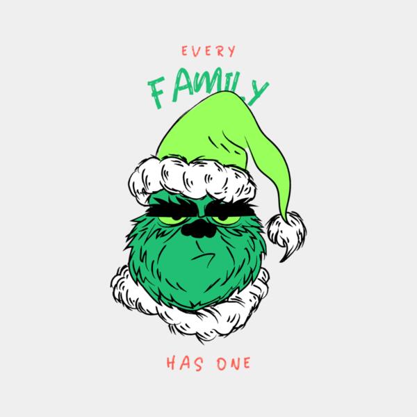 funny t shirt design maker for anti xmas people with a grinch inspired cartoon 5559k Thumbnail