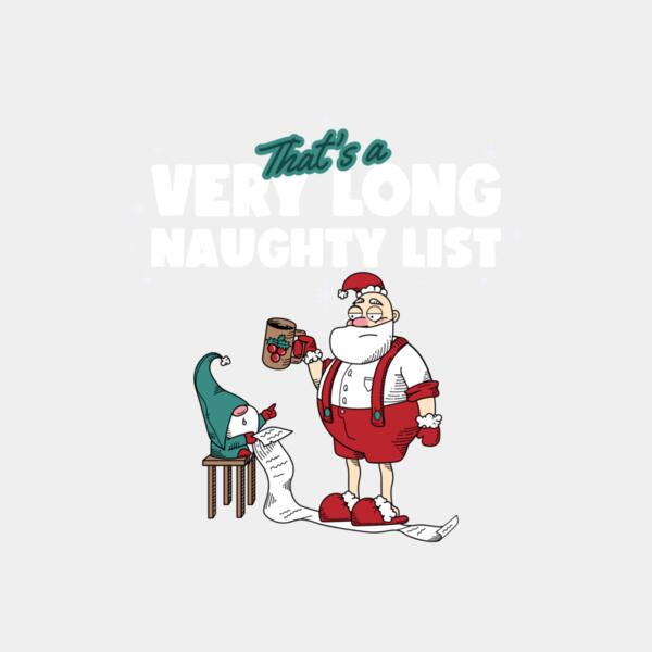 fun t shirt design maker featuring an illustrated santa claus and a hilarious quote 5695 el1 Thumbnail