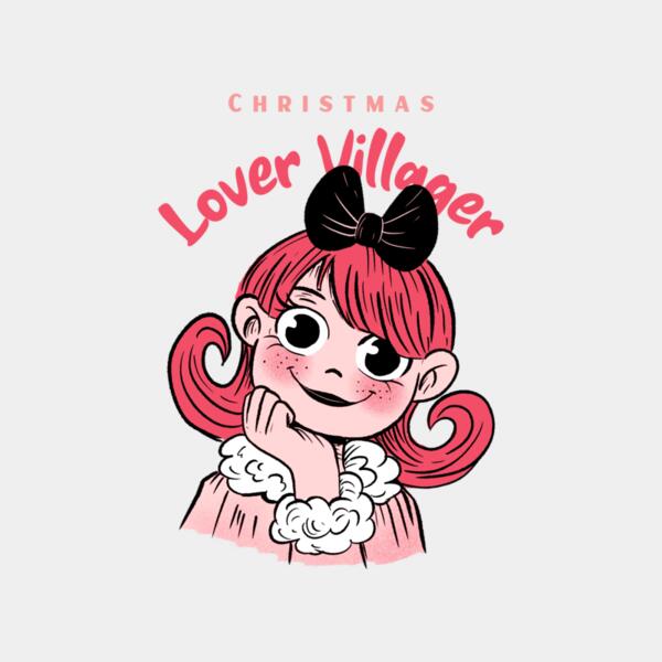 t shirt design creator with a village girl cartoon inspired by the grinch 5559c Thumbnail