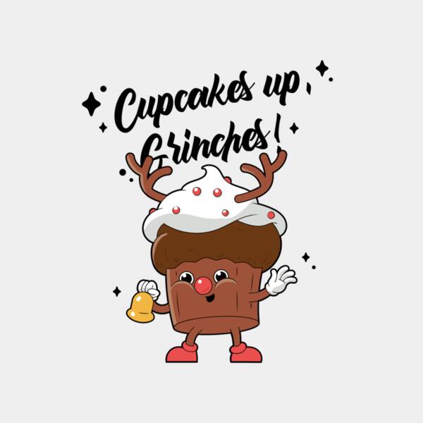 t shirt design generator featuring a christmas cupcake illustration 5693b el1 Thumbnail