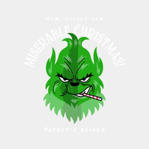 t shirt design generator with an anti christmas quote and a grinch inspired character 5559i Thumbnail