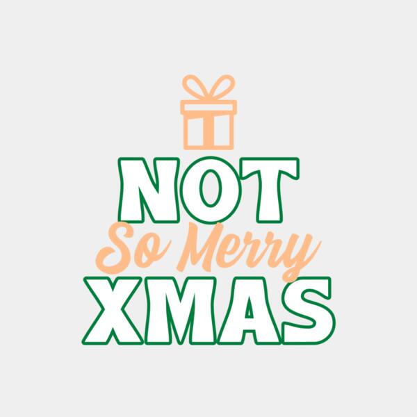 t shirt design maker featuring funny quotes for a merry christmas 5882 Thumbnail