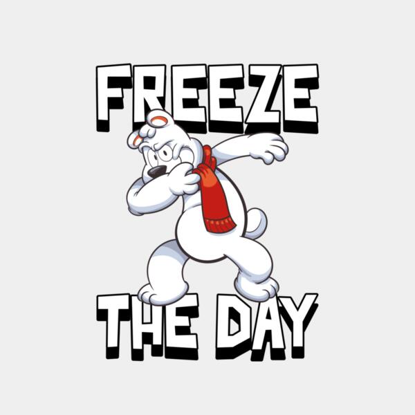 xmas themed t shirt design maker featuring a cartoonish polar bear 5691a el1  1  Thumbnail