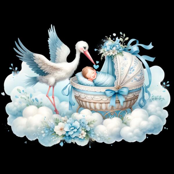 BABY BOY AND STORK2 Thumbnail