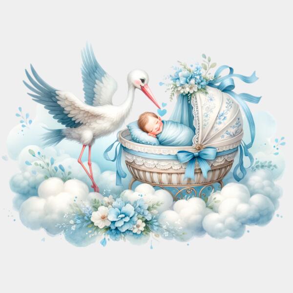 BABY BOY AND STORK2 Thumbnail