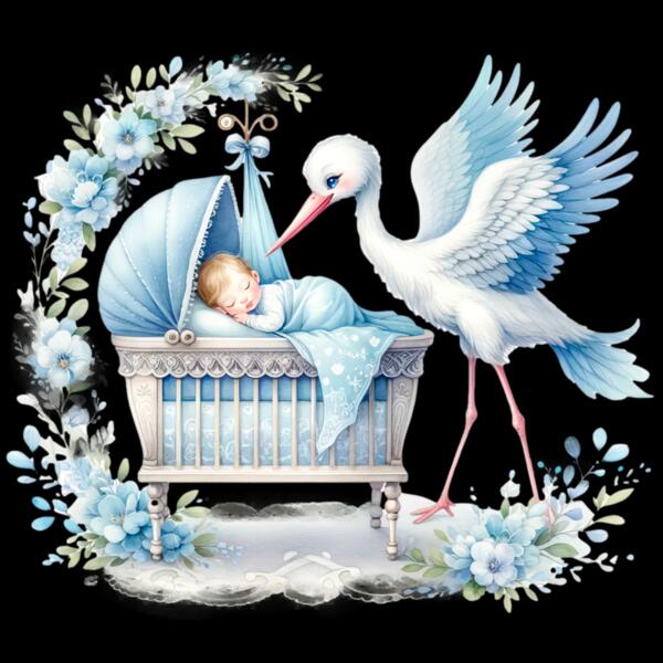 BABY BOY AND STORK3 Thumbnail