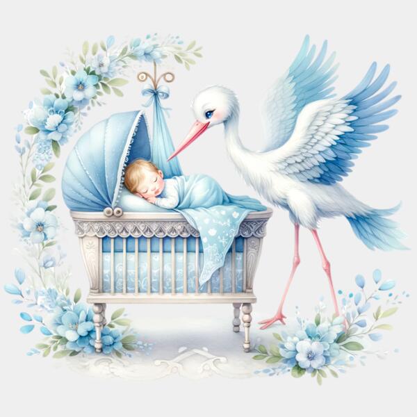 BABY BOY AND STORK3 Thumbnail
