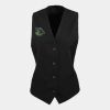 Premier Ladies Lined Waistcoat Thumbnail