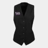 Premier Ladies Lined Waistcoat Thumbnail