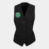 Premier Ladies Lined Waistcoat Thumbnail