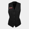 Premier Ladies Lined Waistcoat Thumbnail