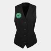 Premier Ladies Lined Waistcoat Thumbnail