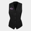 Premier Ladies Lined Waistcoat Thumbnail