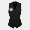 Premier Ladies Lined Waistcoat Thumbnail