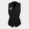 Premier Ladies Lined Waistcoat Thumbnail