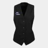 Premier Ladies Lined Waistcoat Thumbnail