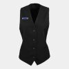 Premier Ladies Lined Waistcoat Thumbnail