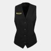 Premier Ladies Lined Waistcoat Thumbnail