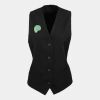 Premier Ladies Lined Waistcoat Thumbnail