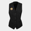 Premier Ladies Lined Waistcoat Thumbnail