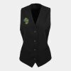 Premier Ladies Lined Waistcoat Thumbnail