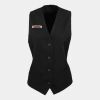 Premier Ladies Lined Waistcoat Thumbnail