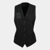Premier Ladies Lined Waistcoat Thumbnail