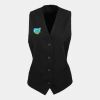 Premier Ladies Lined Waistcoat Thumbnail