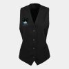 Premier Ladies Lined Waistcoat Thumbnail