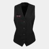 Premier Ladies Lined Waistcoat Thumbnail