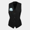 Premier Ladies Lined Waistcoat Thumbnail